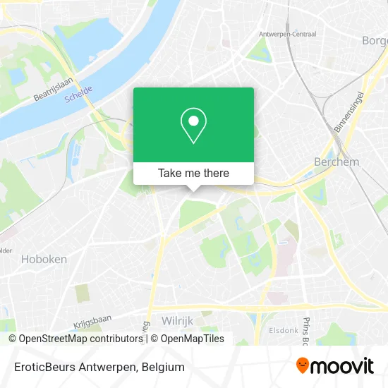 EroticBeurs Antwerpen map