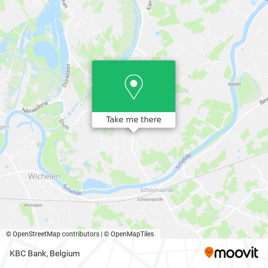 KBC Bank map