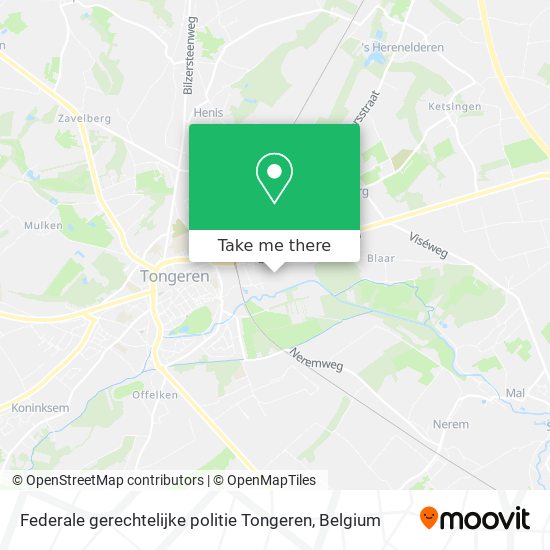 Federale gerechtelijke politie Tongeren map