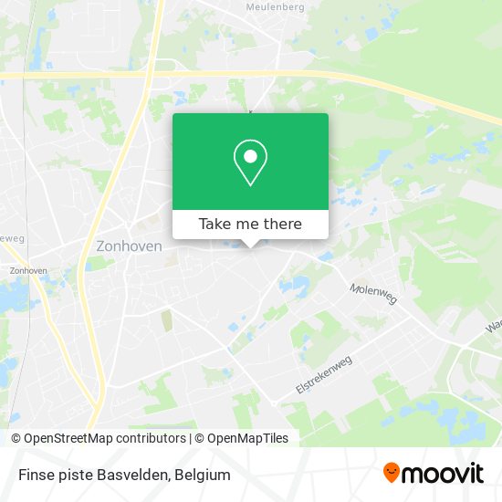 Finse piste Basvelden map