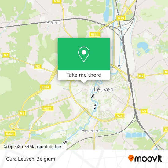 Cura Leuven map