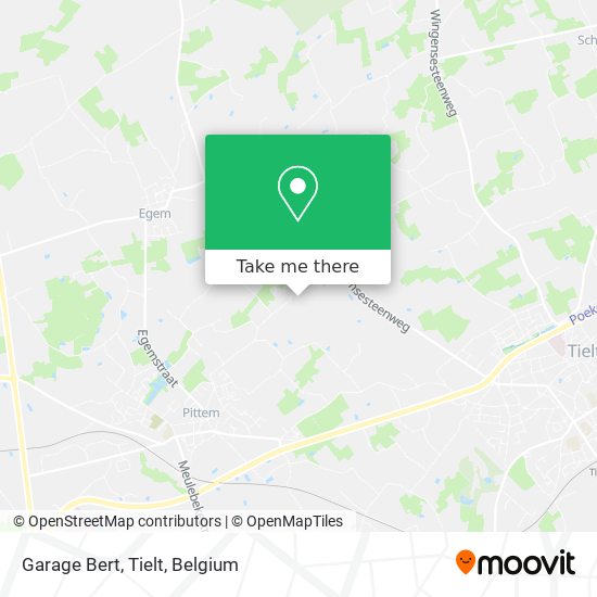 Garage Bert, Tielt plan
