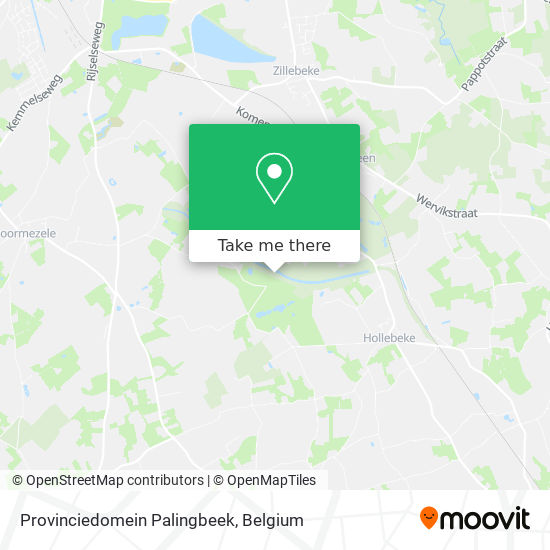 Provinciedomein Palingbeek map