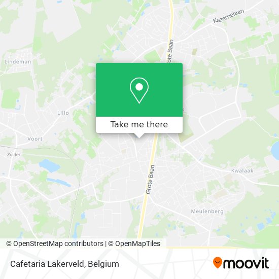 Cafetaria Lakerveld map