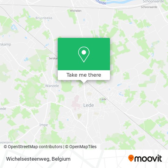 Wichelsesteenweg map