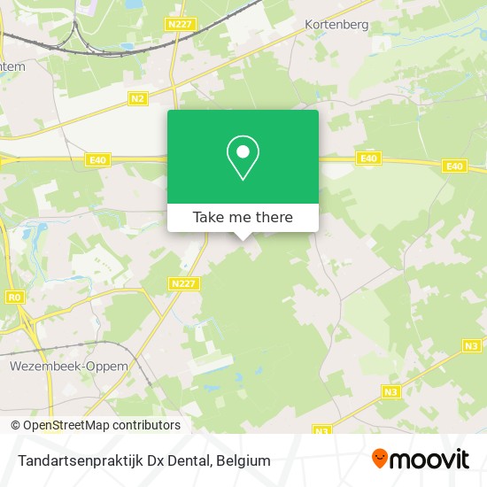 Tandartsenpraktijk Dx Dental map