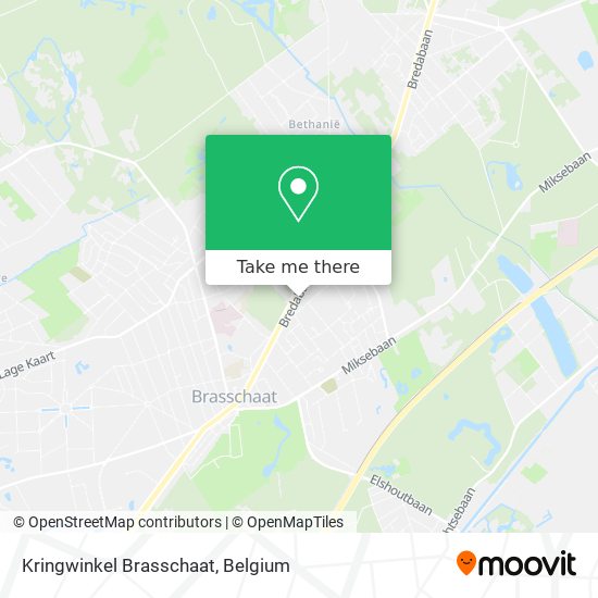 Kringwinkel Brasschaat map