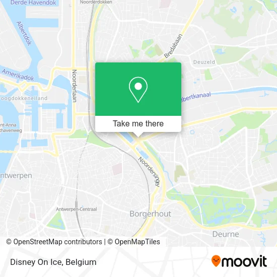 Disney On Ice map