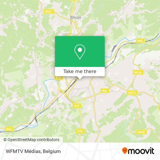 WFMTV Médias map