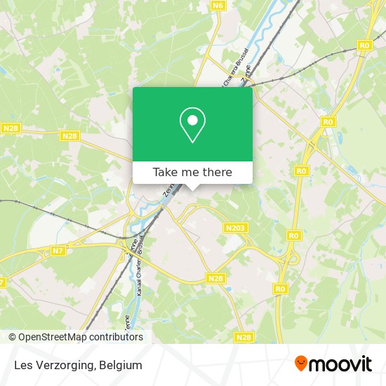 Les Verzorging map