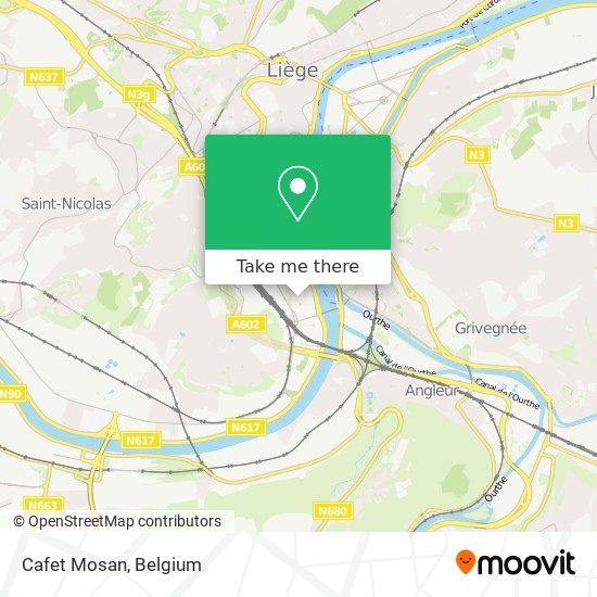 Cafet Mosan map