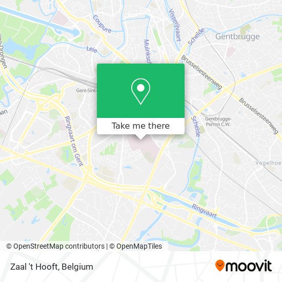 Zaal 't Hooft map