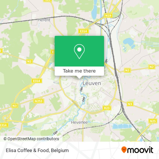 Elisa Coffee & Food map