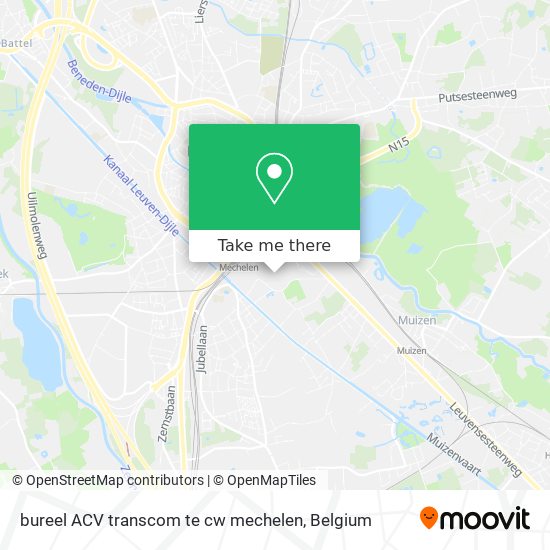 bureel ACV transcom te cw mechelen map