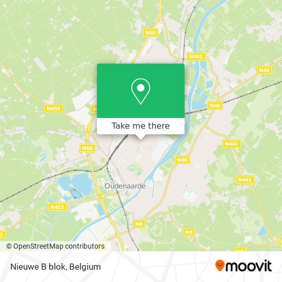 Nieuwe B blok map