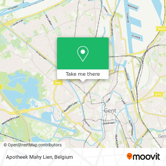 Apotheek Mahy Lien map