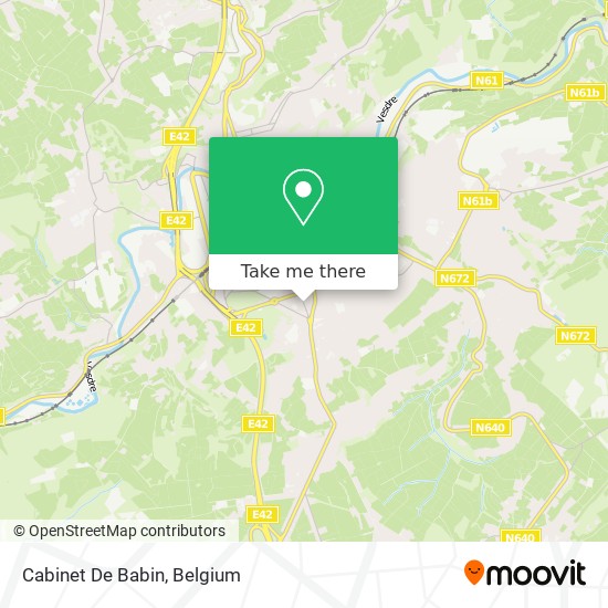 Cabinet De Babin map