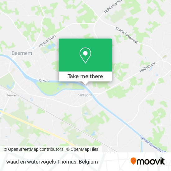 waad en watervogels Thomas map