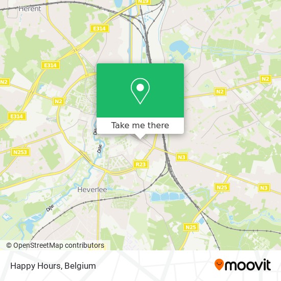 Happy Hours map