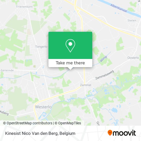 Kinesist Nico Van den Berg plan