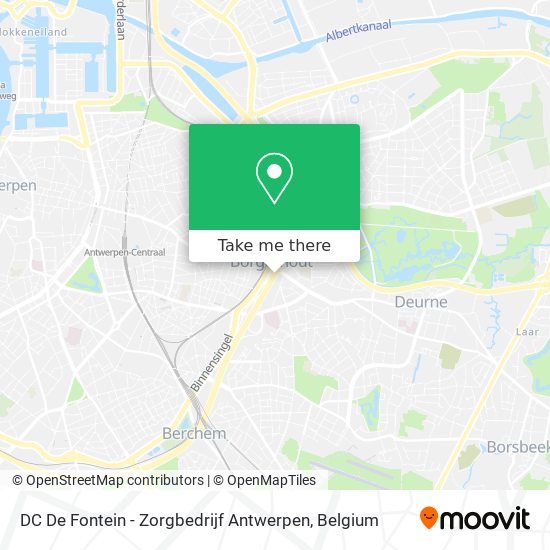 DC De Fontein - Zorgbedrijf Antwerpen plan