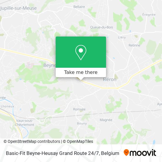 Basic-Fit Beyne-Heusay Grand Route 24 / 7 plan