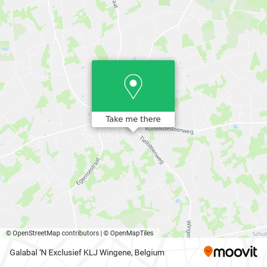 Galabal ‘N Exclusief KLJ Wingene plan