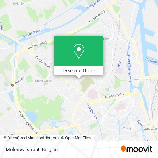 Molenwalstraat map