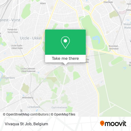 Vivaqua St Job map