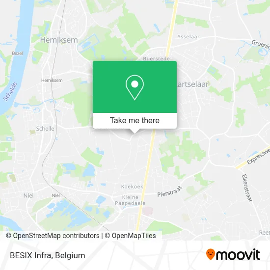 BESIX Infra map