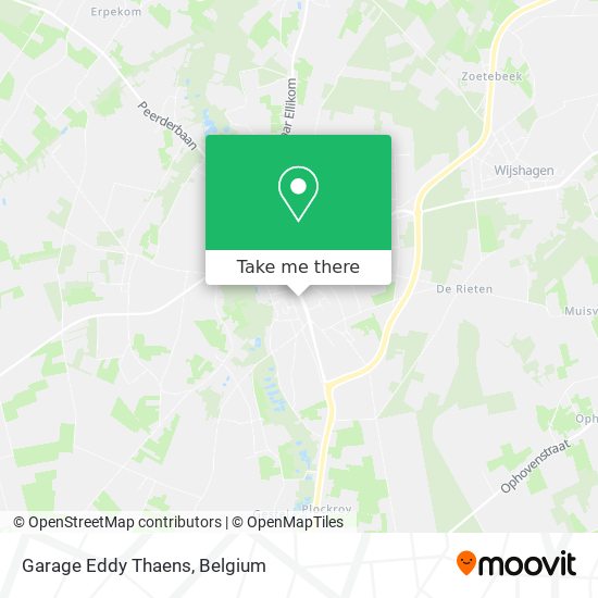 Garage Eddy Thaens map