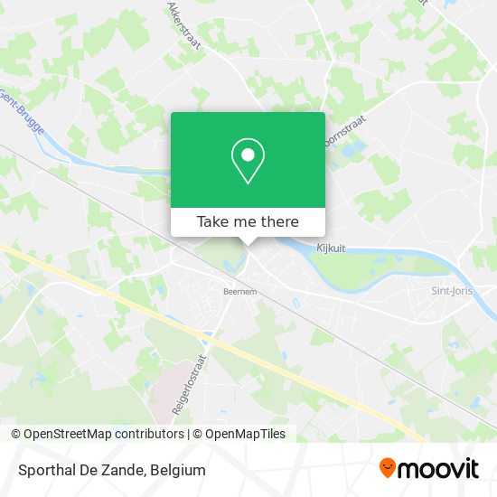 Sporthal De Zande map