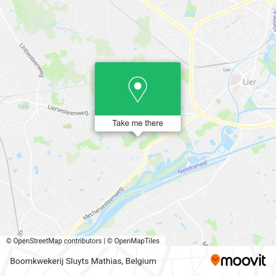 Boomkwekerij Sluyts Mathias map
