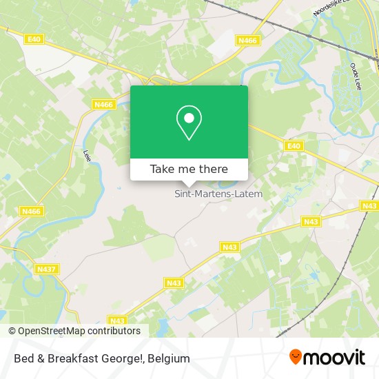 Bed & Breakfast George! map