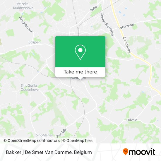 Bakkerij De Smet Van Damme plan