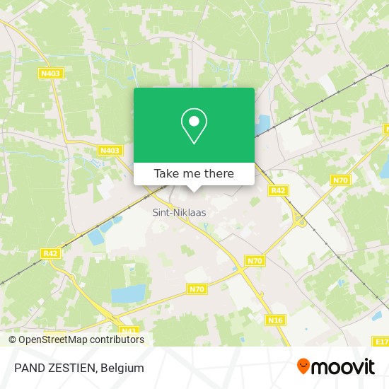 PAND ZESTIEN map