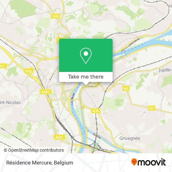 Résidence Mercure map