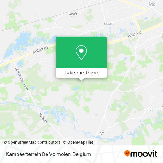 Kampeerterrein De Volmolen map