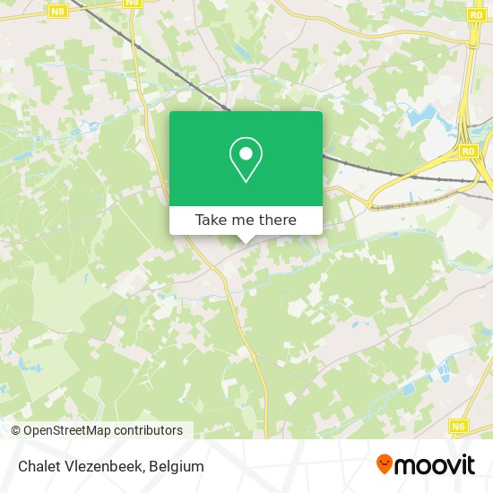 Chalet Vlezenbeek plan