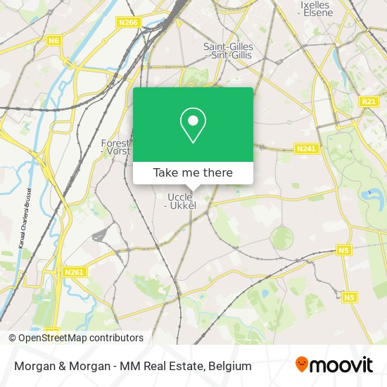 Morgan & Morgan - MM Real Estate map