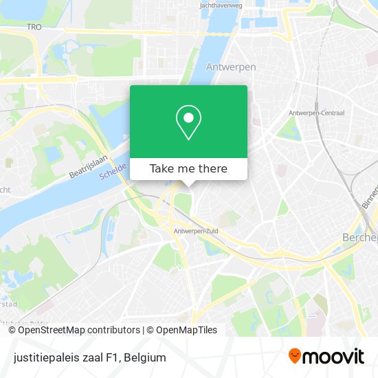 justitiepaleis zaal F1 plan