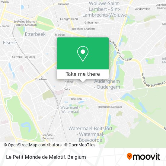 Le Petit Monde de Melotif map