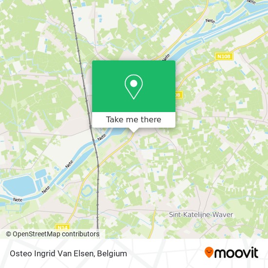 Osteo Ingrid Van Elsen map