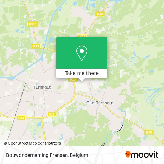 Bouwonderneming Fransen map