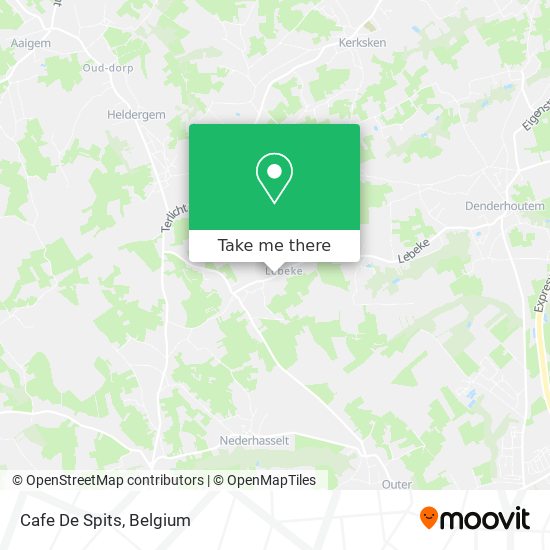 Cafe De Spits map