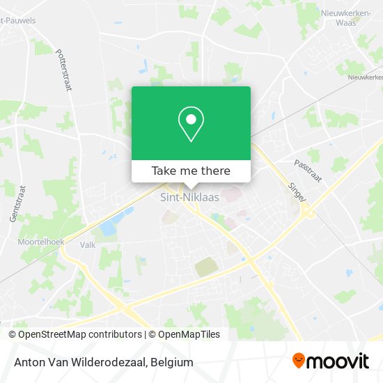 Anton Van Wilderodezaal map