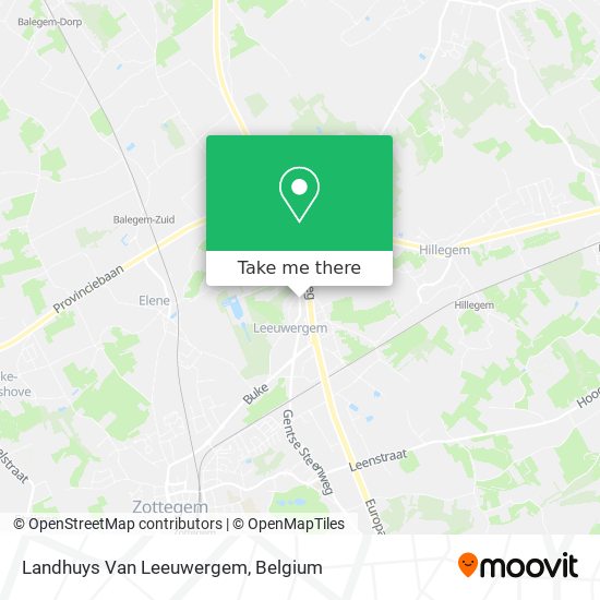 Landhuys Van Leeuwergem map