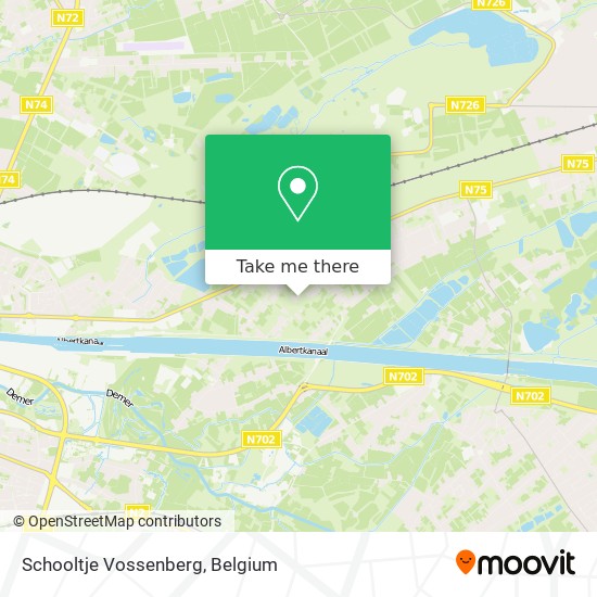 Schooltje Vossenberg map