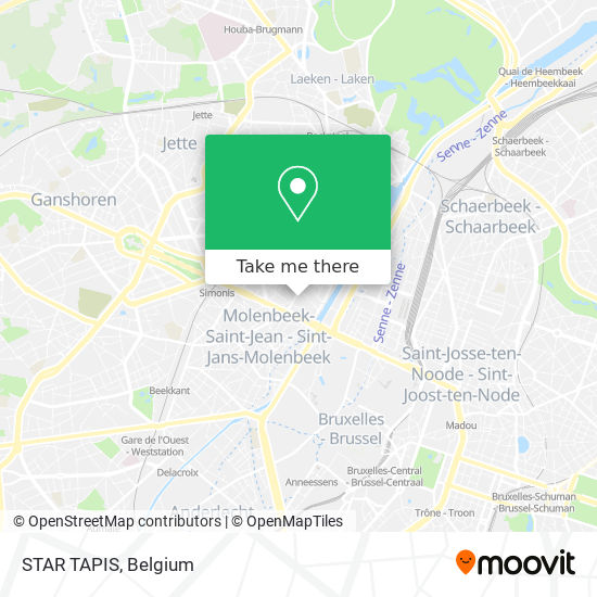 STAR TAPIS map