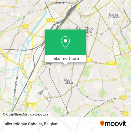 allergologue Cabolet map